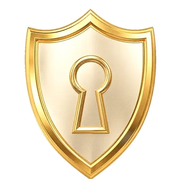 Shield with keyhole — Fortunica
