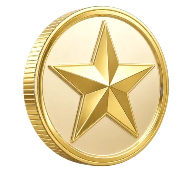 Star-emblem coin — Fortunica