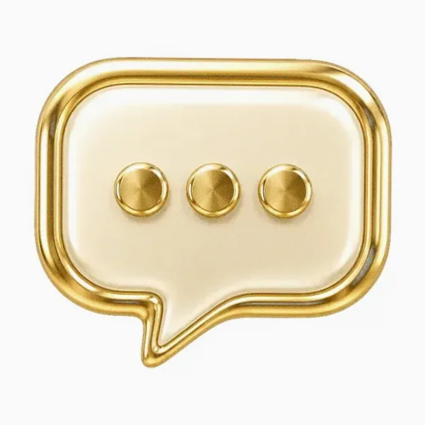 Three-dot speech bubble — Fortunica