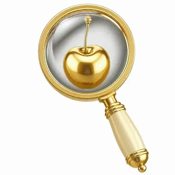 Cherry magnifying glass — Fortunica