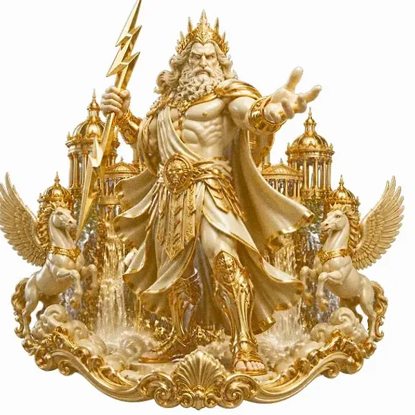 Zeus with lightning — Fortunica