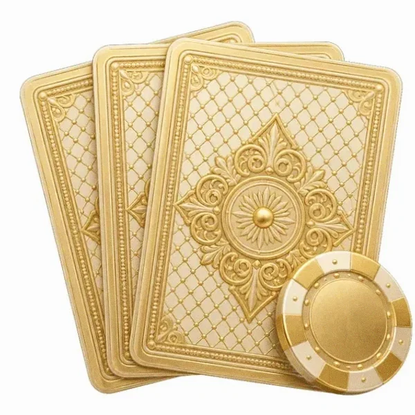 Playing cards and chip — Fortunica