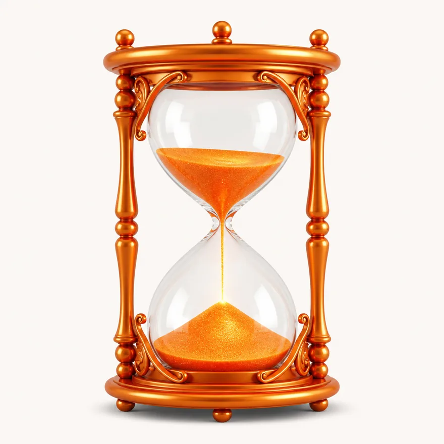 Ornate hourglass — Fortunica