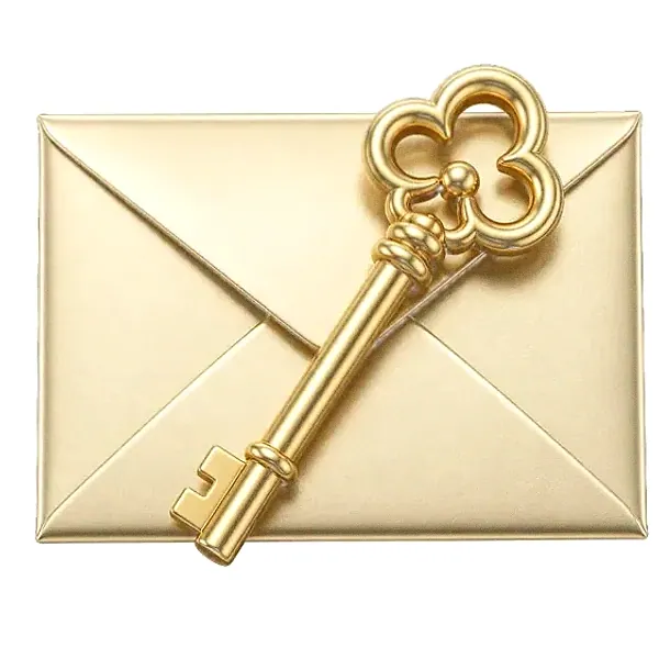 Key on envelope — Fortunica